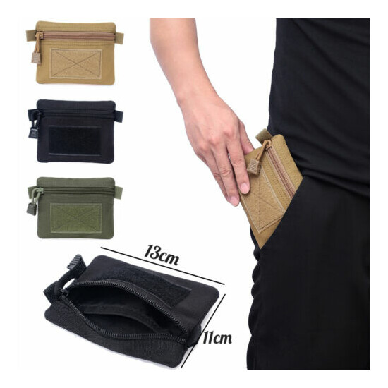 Tactical Wallet EDC Gear Coin Purse Key Card Holder Utility Pocket Pouch Bags {1}