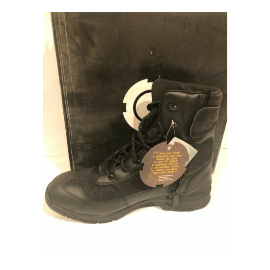 Original S.W.A.T. Tactical Boot Men's H.A.W.K. 9" Side Zip EN, Size: 14W, Black {2}