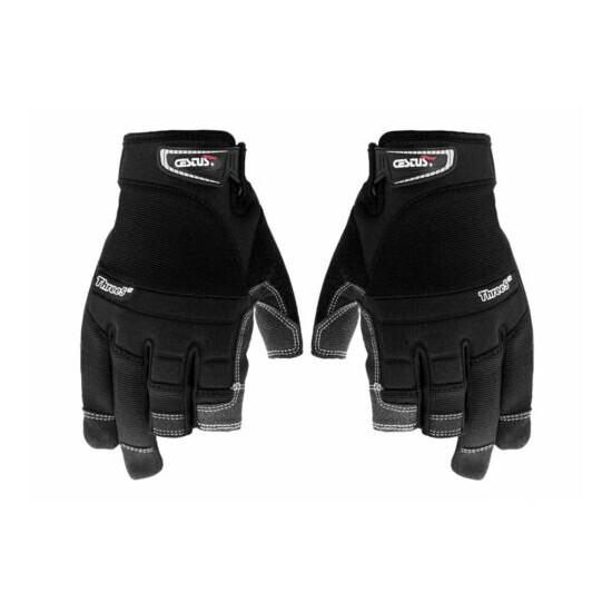 Tactical Versatile Gloves Open Fingers Lightweight Breathable Multi Purpose Use {1}
