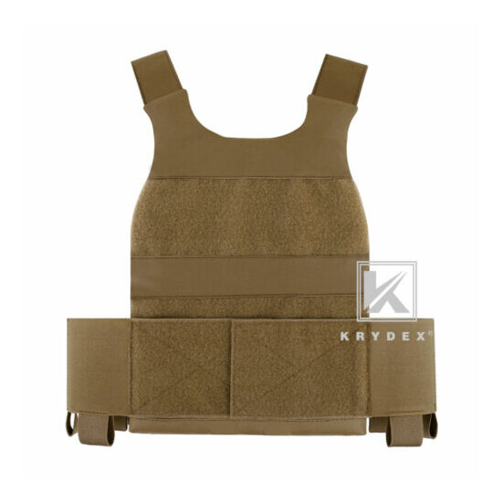 KRYDEX Low Vis Slick Plate Carrier Low Profile Tactical FCS Body Armor Carrier {4}