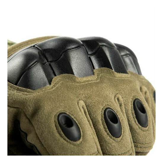 Super Hard Knuckle Tactical Gloves Full Finger Army Combat Gloves Shooting Glove {6}