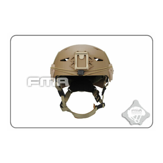 FMA MIC FTP BUMP Helmet EX Simple System Tactical Airsoft Black / Sand {17}