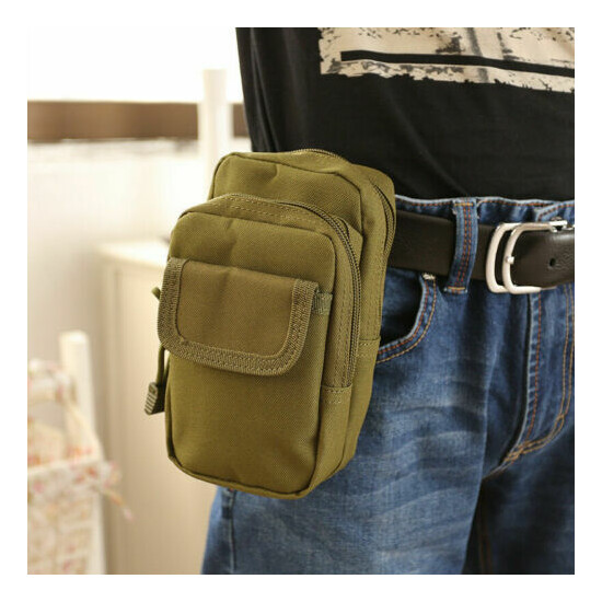 Tactical Molle Pouch EDC Multi-purpose Belt Waist Pack Bag Utility Phone Purse {12}