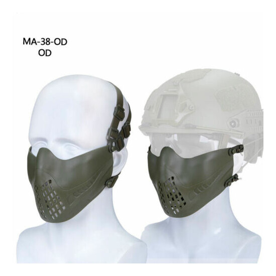 WoSporT Tactical Protective Mask Dual-Mode Headband System M07 Navigator Mask {13}