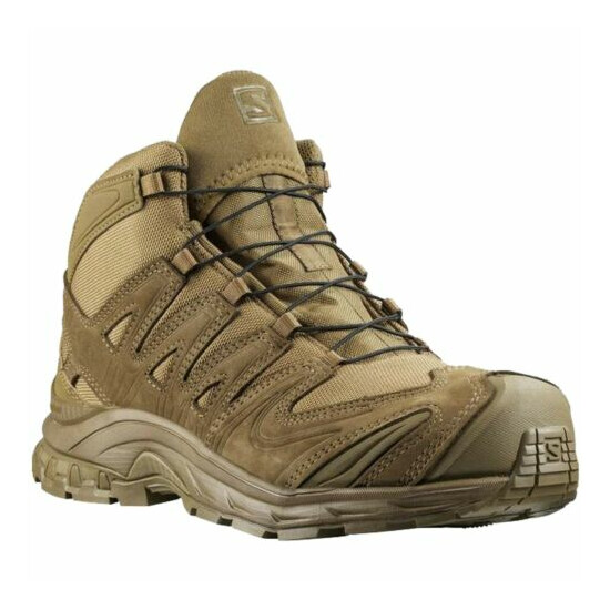 Salomon L40978200 Men's XA Forces Mid Lightweight Coyote Tactical Boots Shoes {1}