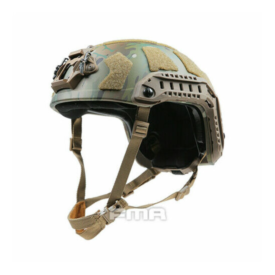 FMA Tactical Airsoft Paintball SF Super High Cut Helmet BK/DE/FG M/L L/XL {17}