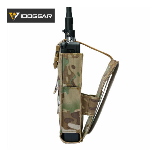 IDOGEAR Tactical Radio Pouch For PRC148/152 Walkie Talkie Holder MBITR MOLLE {2}