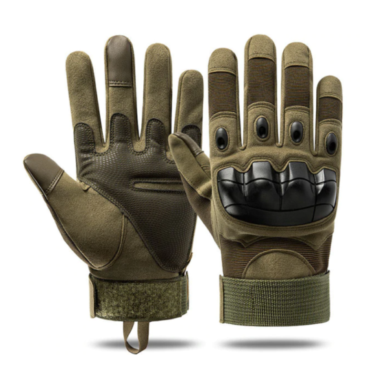 Super Hard Knuckle Tactical Gloves Full Finger Army Combat Gloves Shooting Glove {1}