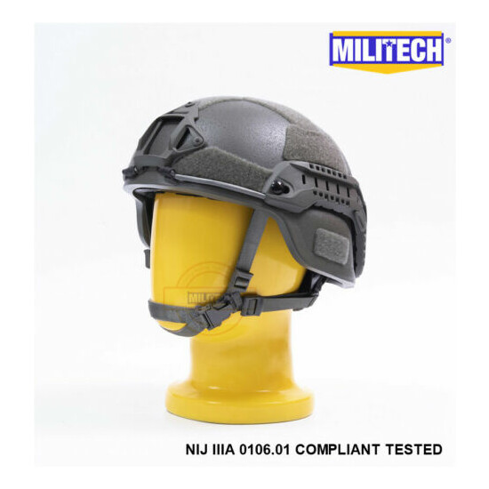 MILITECH NIJ IIIA FG XL/XXL Dial Liner ACH MICH Full Cut Aramid Ballistic Helmet {1}