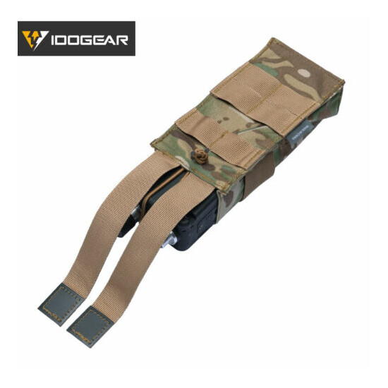 IDOGEAR Tactical Radio Pouch For Walkie Talkie MBITR PRC148/152 MOLLE Military {11}