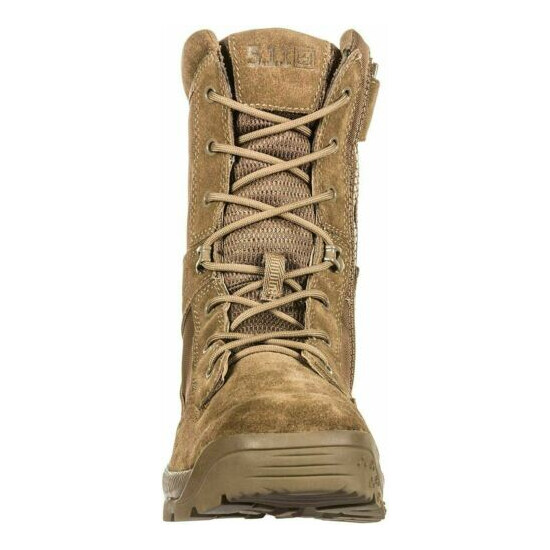 5.11 Tactical Men's ATAC 2.0 8" Side Zip Military Dark Coyote Boot, Style 12393 {7}