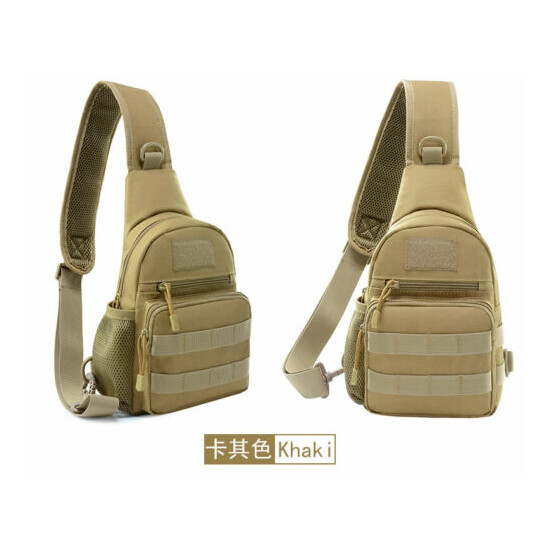 Tactical Army Shoulder Bag Men Sling Crossbody Bags Camping Hiking Chest Pack US {14}