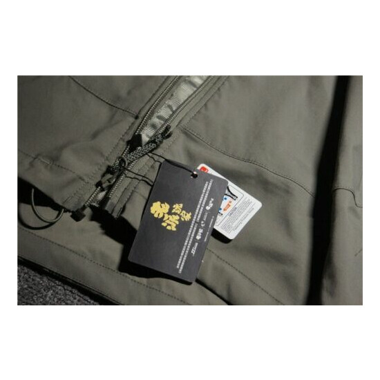 Tactical Nylon Soft Shell Zipper Coat PCU L5 Wind Coat Hiking Climbing Jacket {8}