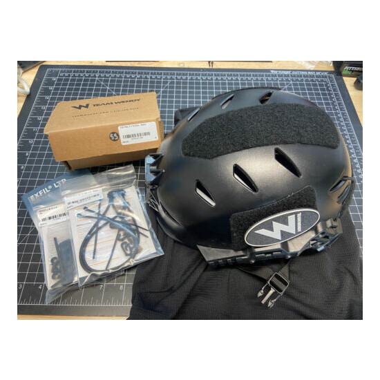 Team Wendy Exfil LTP 3.0 M/L Bump Helmet Black Tactical {1}