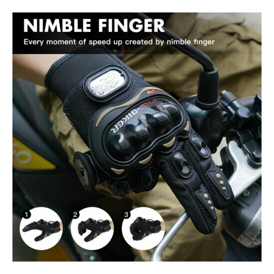 Hard Knuckle Outdoor Sports Camping Shooting Hiking Motorcycle Tactical Gloves {7}