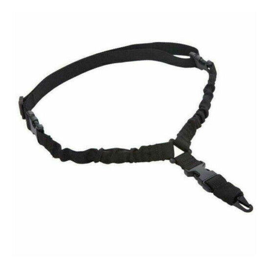 One Single Point Rifle Sling Tactical Gun Sling Strap Length Adjustable Hunting {4}