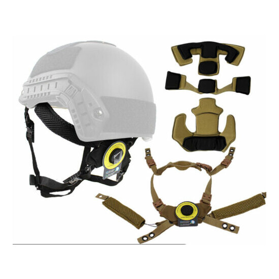 Tactical helmet Suspension Chin Strap + Sponge Pad for WENDY Fast MICH helmet {2}