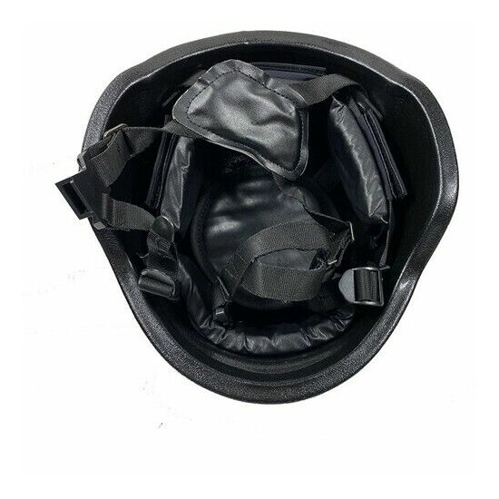 UHMW-PE Ballistic IIIA Bullet Proof BK M88 Full Helmet w/ Face Guard Shield Mask {6}