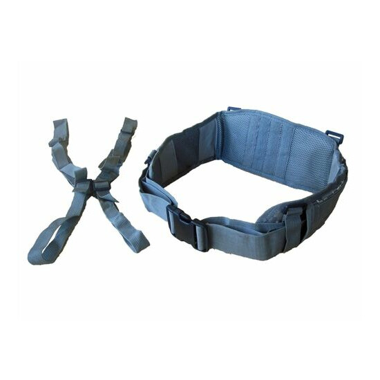 DLP Tactical MOLLE Battle Belt with Suspenders {7}