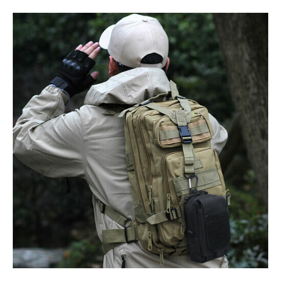 Tactical Molle Pouch Military Waist Belt Bag Men EDC Tool Case Vest Pack Holder {7}
