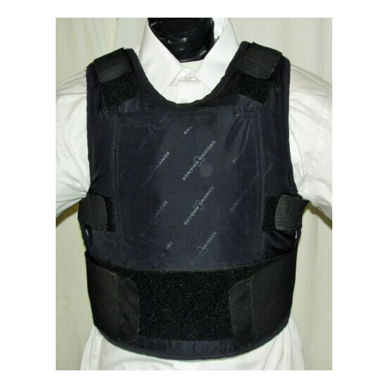 Large IIIA Lo-Vis Concealable Body Armor Carrier BulletProof Vest  {4}