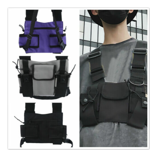 Fashion Tactical Chest Bag Waist Packs Egelant Streetwear Party Harness Pouch N3 {2}