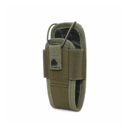 Tactical Molle Radio Pouch Walkie Talkie Holder Waist Bag Belt Pocket Holster US {17}