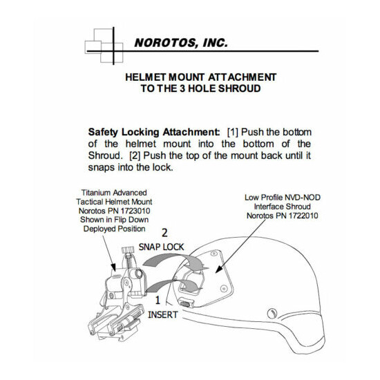 FMA Hunting Airsoft TATM NVG Helmet Mount for PVS15/PVS18 GPNVG18 {2}