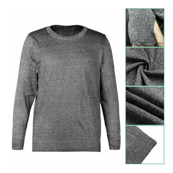 Cut Resistant Anti Slash Clothes Level 5 Protective Equipment Round Neck Shirt {4}