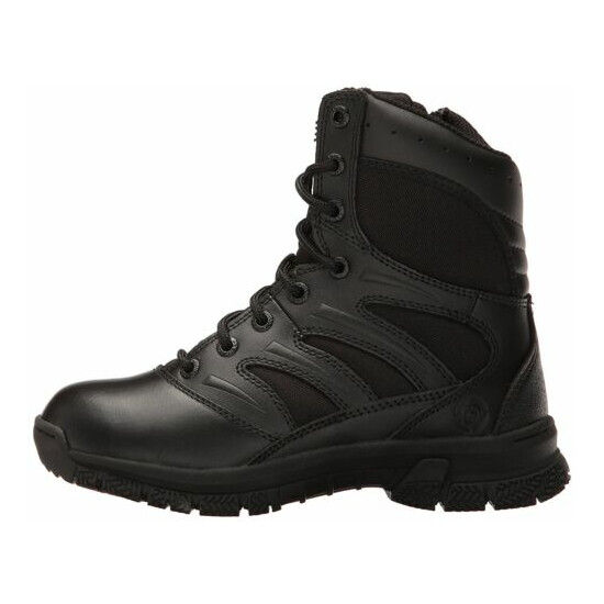 Original S.W.A.T 155201 Men's Force 8" SideZip Military and Tactical Boot, Black {8}