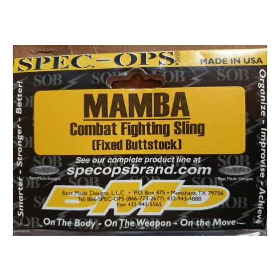 SPEC-OPS 100240201 Rifle Sling Black {3}