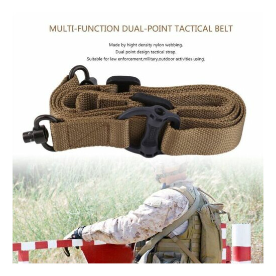 Adjust Retro Tactical Quick Detach QD 1 or 2Point Multi Mission 1.2" Rifle Sling {27}