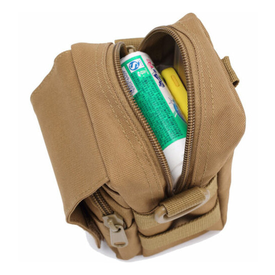 Tactical Molle Pouch EDC Belt Waist Fanny Military Waist Bags Pack Bag Pocket {5}