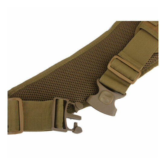 Men Military Belt Tactical Hunting Outdoor Waistband Molle Training Pouch Belt {8}