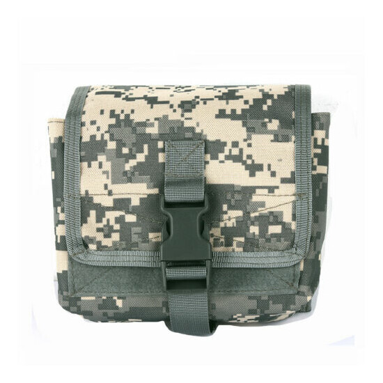 Outdoor Tactical MOLLE EDC Pouch Utility Hunting Tool Gear Belt Waist Large Bag {14}