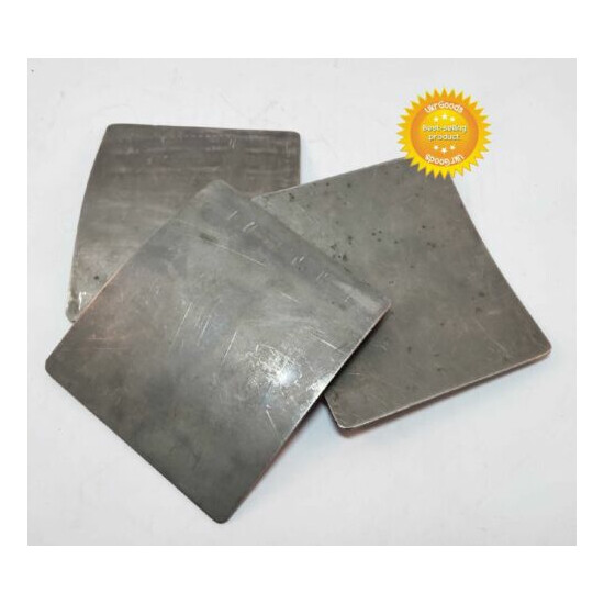 3 pcs Titanium special durable plates for body protection 105*125 mm thick 1.5mm {3}