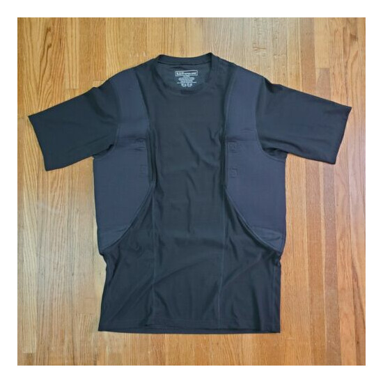 5.11 Tactical Conceal Carry Compression Shirt Sz XL / 2XL Padded Holster Pockets {1}