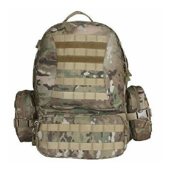 NEW Advanced Hydro Assault Pack MOLLE Hiking Hunting Backpack w Bladder MULTICAM {2}