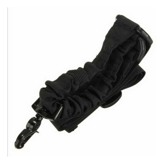 Single 1 Point Bungee Rifle Gun Sling Strap System Gun Sling for Airsoft Hunting {4}