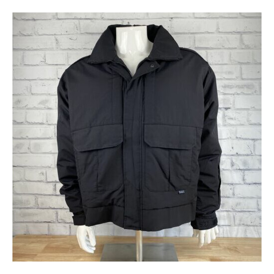 5.11 Tactical Signature Duty Jacket #48103 Black Outdoors Coat Sample Product {1}