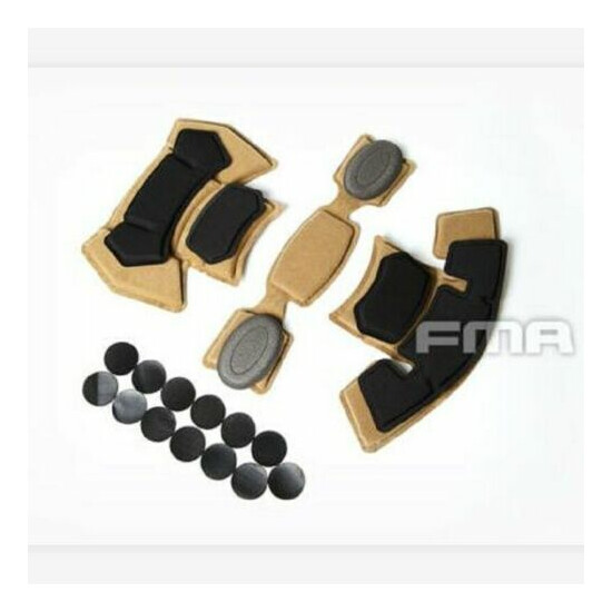 FMA TB1269 Hunting Tactical Memory Foam Pads For EX Ballistic Helmet Protective {3}