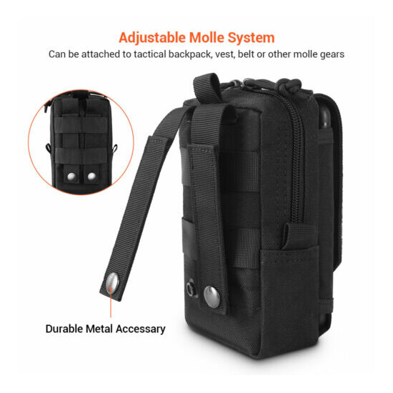 Tactical Molle Pouch Military Waist Belt Bag Men EDC Tool Case Vest Pack Holder {4}