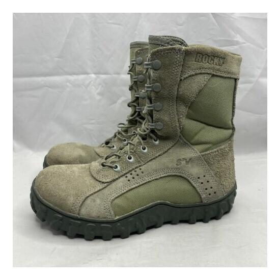 Rocky 6108 S2V Special Ops Steel Toe Military Tactical Boots Sage Mens Sz 10.5M {1}