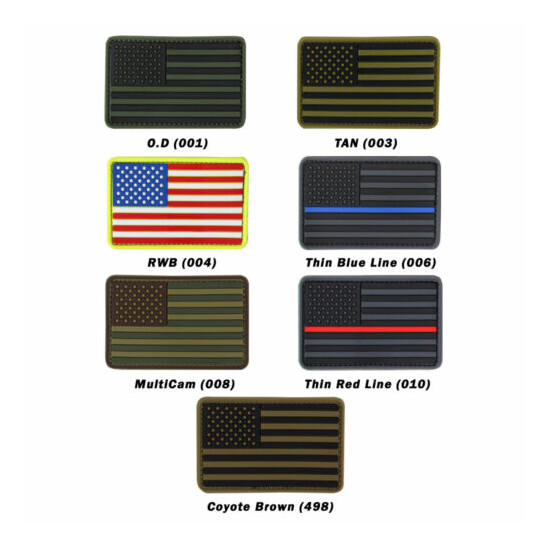 Condor 181004 US United States American Flag Military PVC Patch {1}