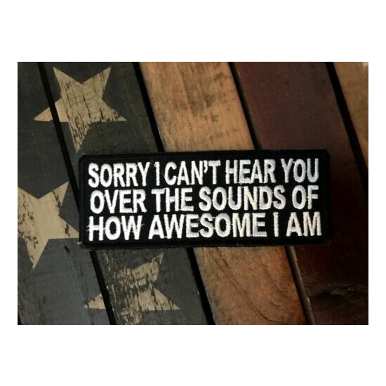 Sorry I can't hear you over the sounds of how awesome I am Patch  {1}