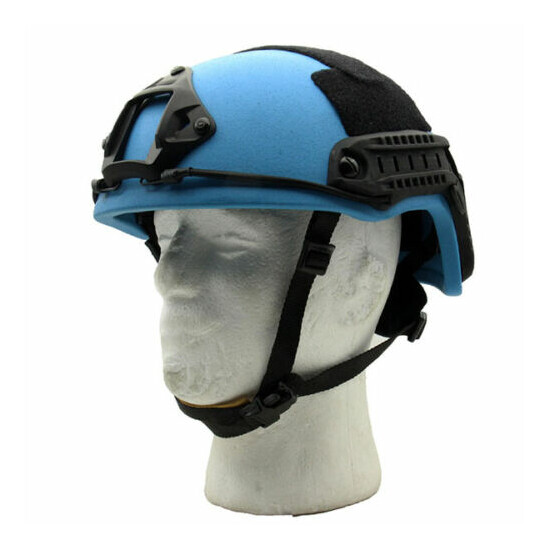 PE Helmet Ballistic Helmet IIIA Bullet Proof Helmet Blue color for 56-60cm {10}
