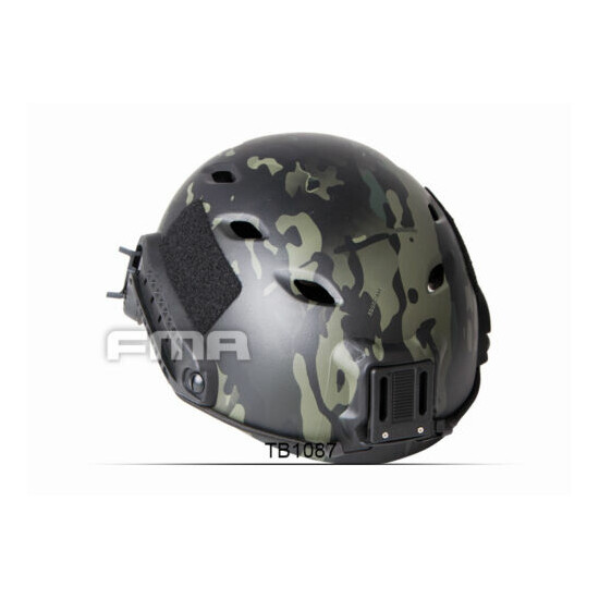 Hunting Tactical Helmet Maritime Ballistic PJ BJ EX Multicam Black Helmet M/L/XL {9}