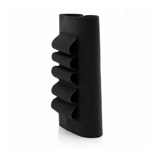 Tactical 5 Round Shotgun Ammo Carrier Shell Holder Pouches Hunting Accessories {6}