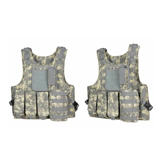 Airsoft Tactical Vest Military Molle Combat Vest for Outdoor Training CS Game {12}