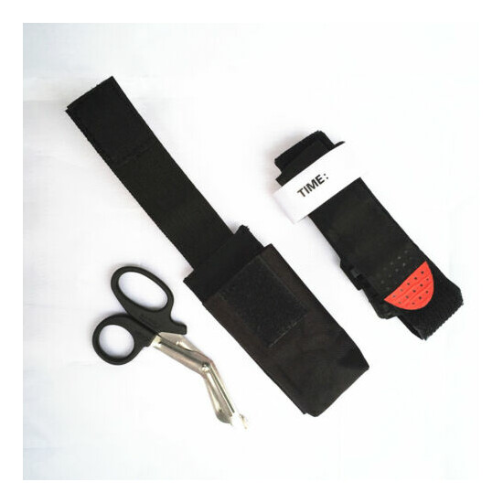 EMT Mini Light/Knife/Scissor Pouch Horizontal Multi Tool Belt Pocket Holster USA {6}